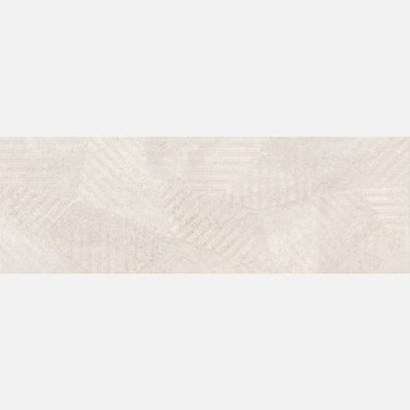 Olisa White Matt Decor 300X900mm Indoor Ceramic Tile