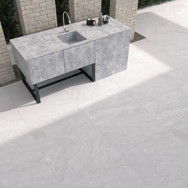 Magma White 600x900x20mm Outdoor Porcelain Paving