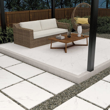 Tokyo White 600x900x20mm Outdoor Porcelain Paving