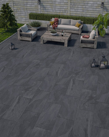 Mustang Anthracite Edging Plank 900x200x20 mm