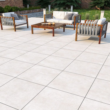 Beton Ivory 600x600x20mm Outdoor Porcelain Paving
