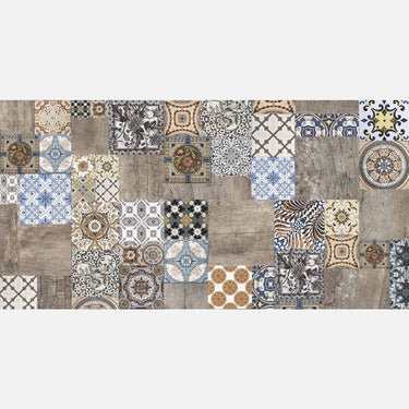 Patchwork Decor Polished 600x1200 mm Indoor Porcelain Tile