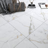Zafira White Matt 600X600mm Indoor Porcelain Tile