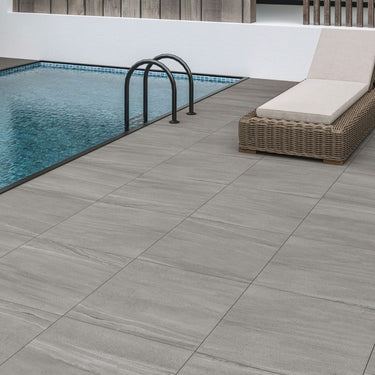 London Stone Grey 600x600x20mm Outdoor Porcelain Paving