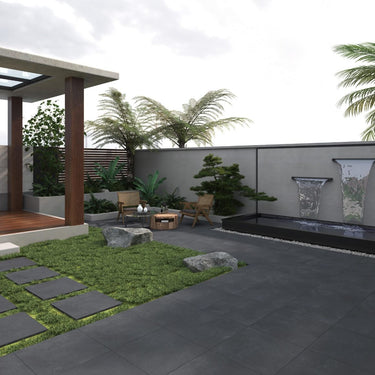 Living Ash 600x600x20mm Outdoor Porcelain Paving