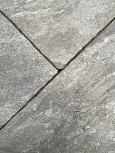 Magma Grey Mix-Size Outdoor Tumbled Porcelain Patio Pack
