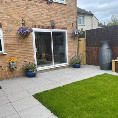 Quartz Stone Grey 600x600x20mm Outdoor Porcelain Paving